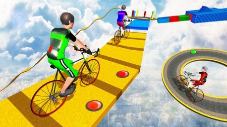 BMX自行车自由式比赛3D