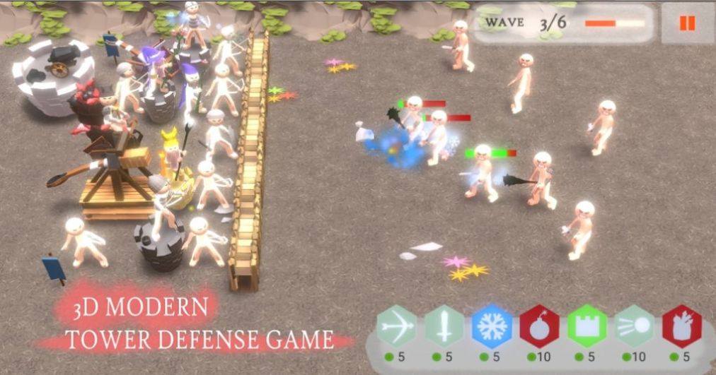 火柴人防御之塔防战场3D游戏中文最新版 