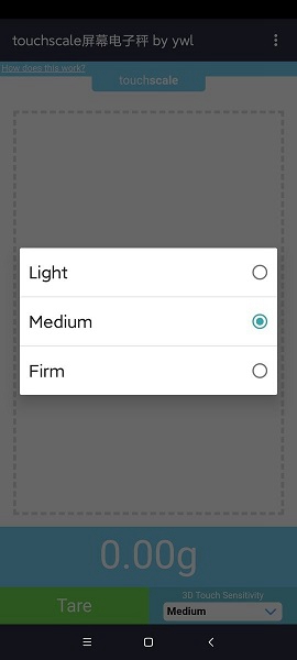 TouchScale APP