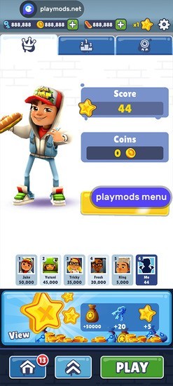 地铁跑酷mod版雪地地图