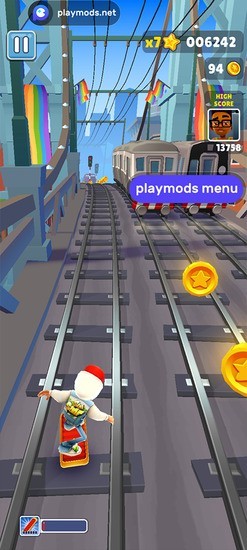 地铁跑酷mod版雪地地图